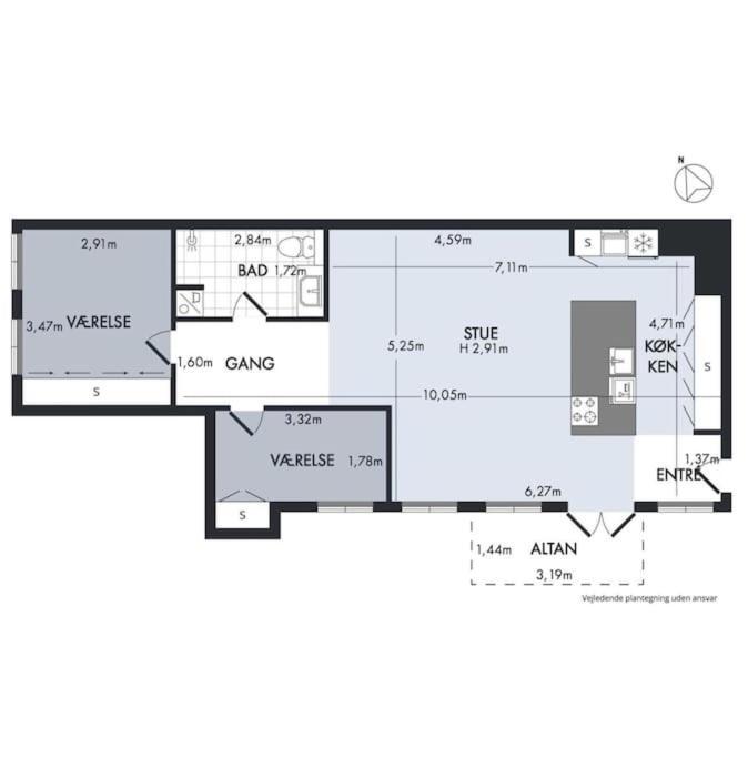 Stylish 2br Flat By The Marble Church Appartement Copenhague